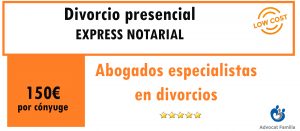 Divorcios baratos Divorcio exprés notarial